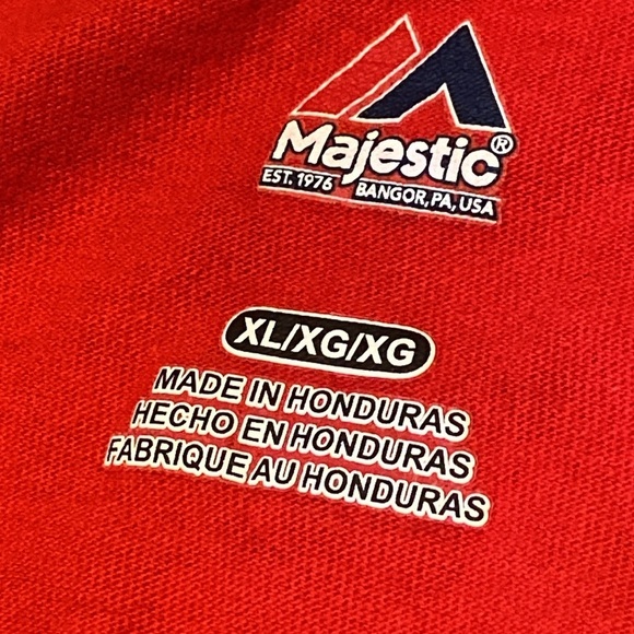 Majestic Baseball Jake Arrieta Philadelphia Phillies MLB T Shirt Size X Large - Picture 5 of 9